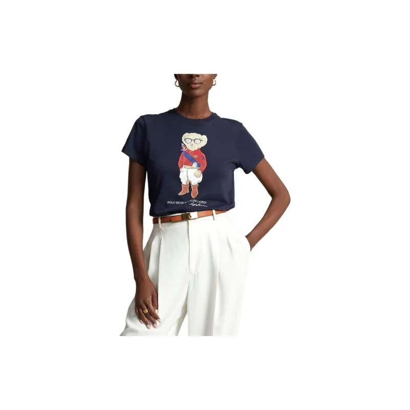 Polo Ralph Lauren T Shirt Women's Hunter Navy Blue-2
