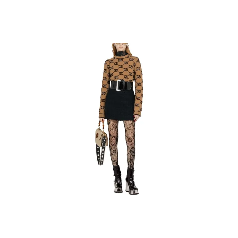 GUCCI Gg Bouclé Jacquard Jumper-2