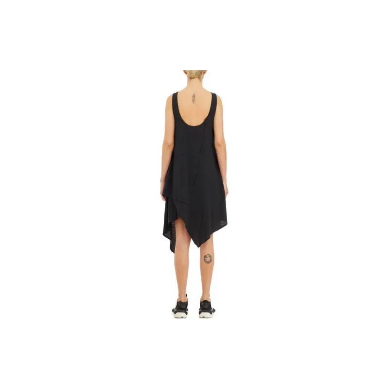 Y 3 Layered Asymmetric Mini Dress-3