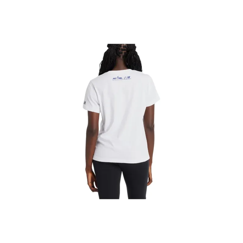 New Balance NYRR Boroughs Graphic T-Shirt Women's White-3