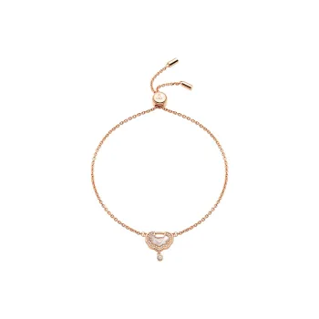 EMPORIO ARMANI 925 Sterling Silver Bracelets Women's Rose Gold