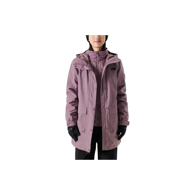 THE NORTH FACE City Outdoor Collection Waterproof And Windproof Windbreaker Jacket Women's Purple-1