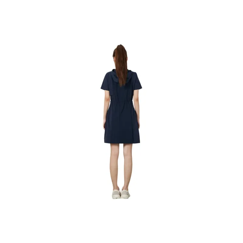 RAPIDO Short Sleeved Dresses Women's Navy Blue-1