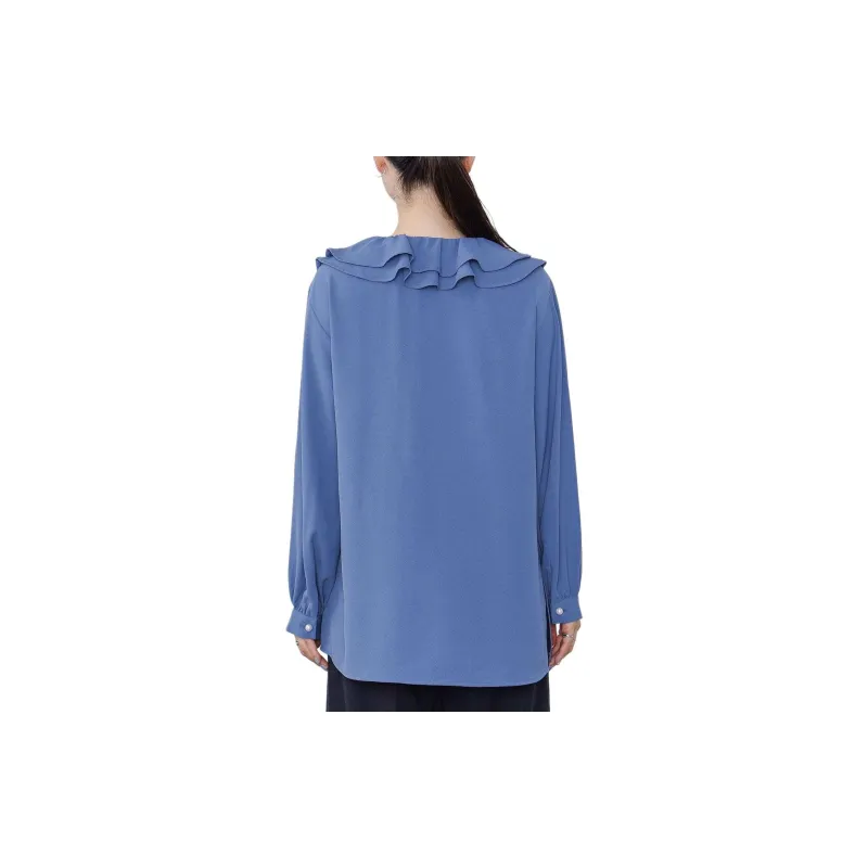 Beams Shirts Women's Blue-4