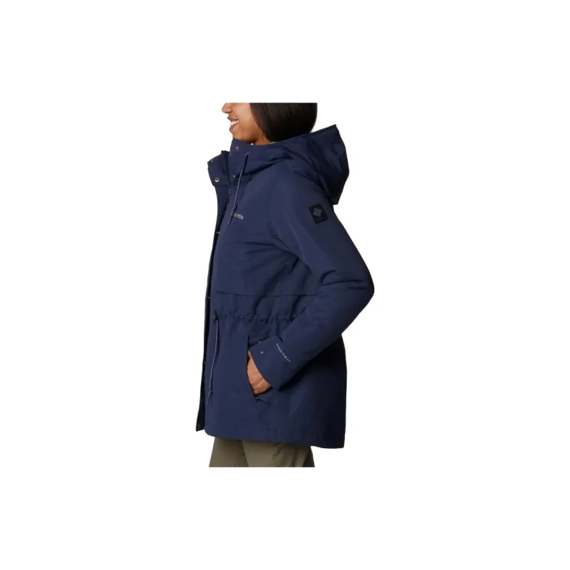 Columbia Drop Ridge Windbreaker Jackets Women's Navy Blue-7