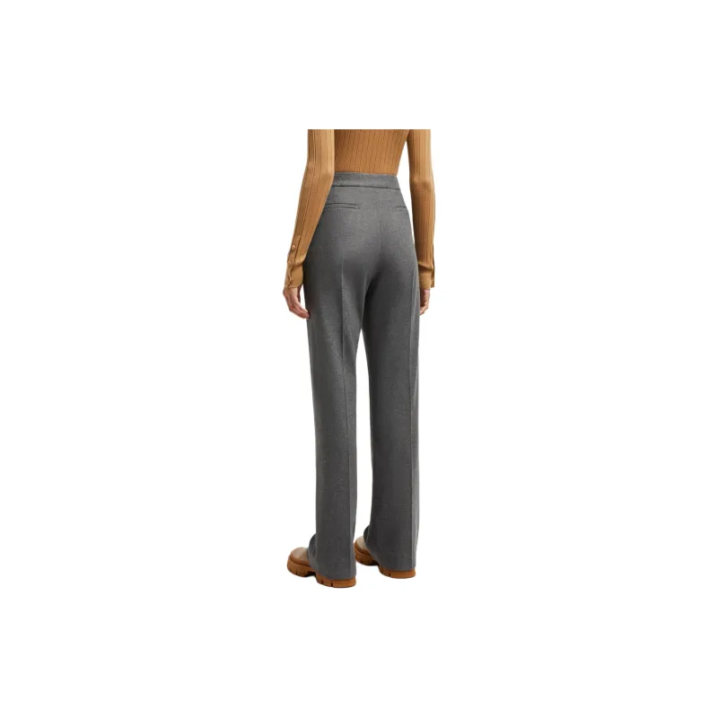 Moncler Logo Buttoned Straight Leg Trousers-2
