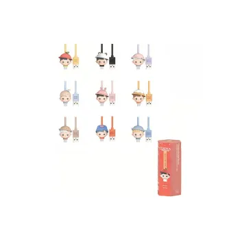 POP MART HACIPUPU Preschool Cable TYPE C Blind Box Products Single Blind Box/whole Box 9 Pcs