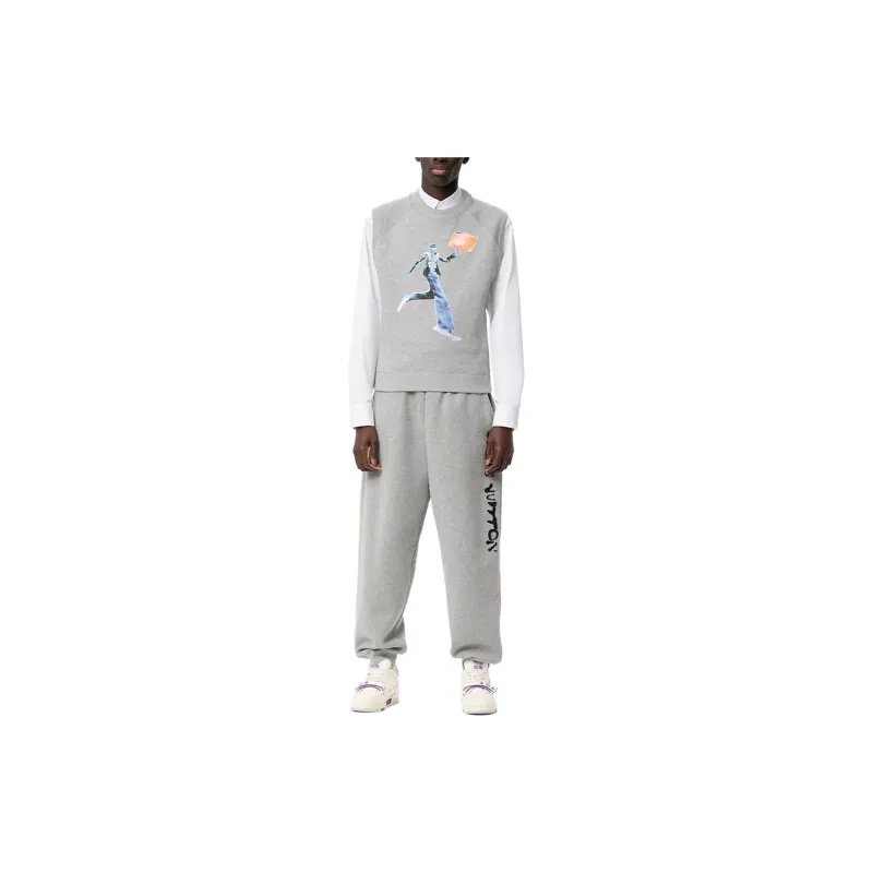 LOUIS VUITTON T Shirt Men's Gray-3