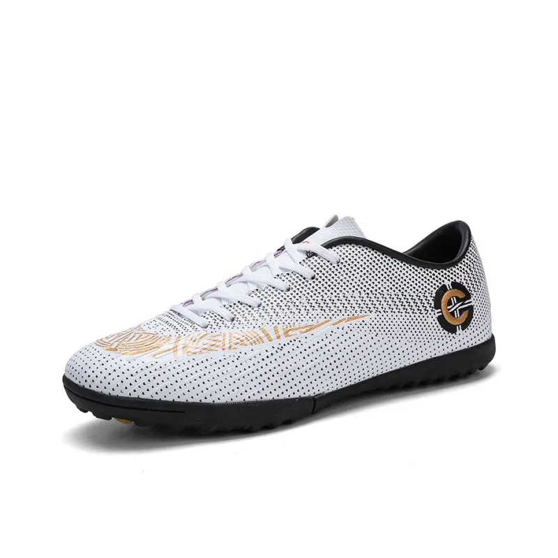 Prince McQueen FG Rubber Long Studs Artificial Ground Anti-Slip And Wear-Resistant Coverage Soccer Shoes Unisex Black-29