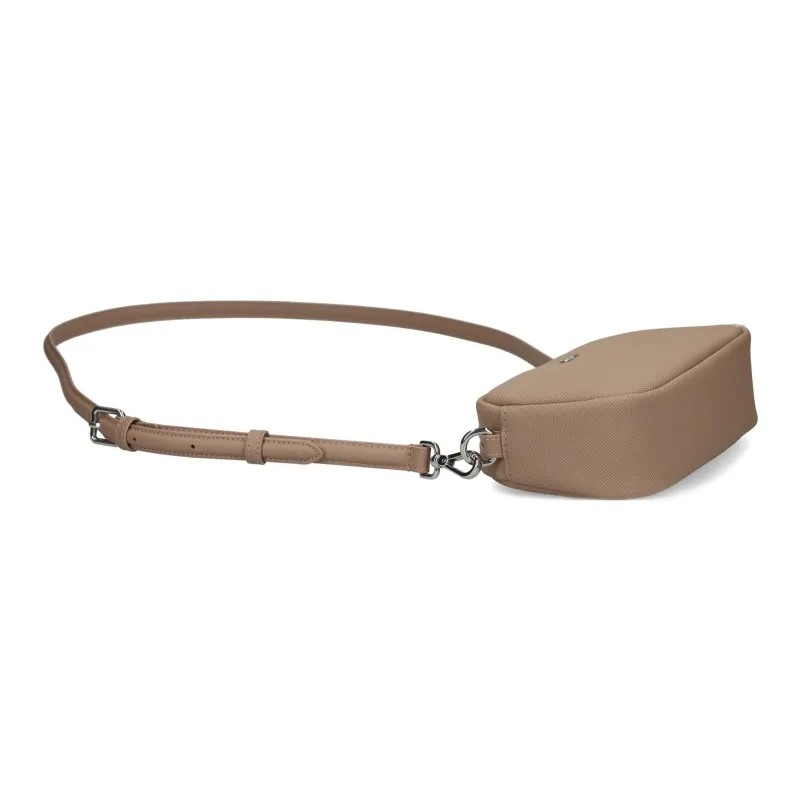 LACOSTE PVC Shoulder Bag Crossbody Bag Small Size Women's Khaki-2