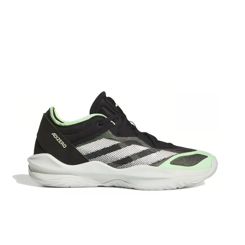 Adidas Adizero Select 2.0 Low Core Black Cloud White Green Spark-1