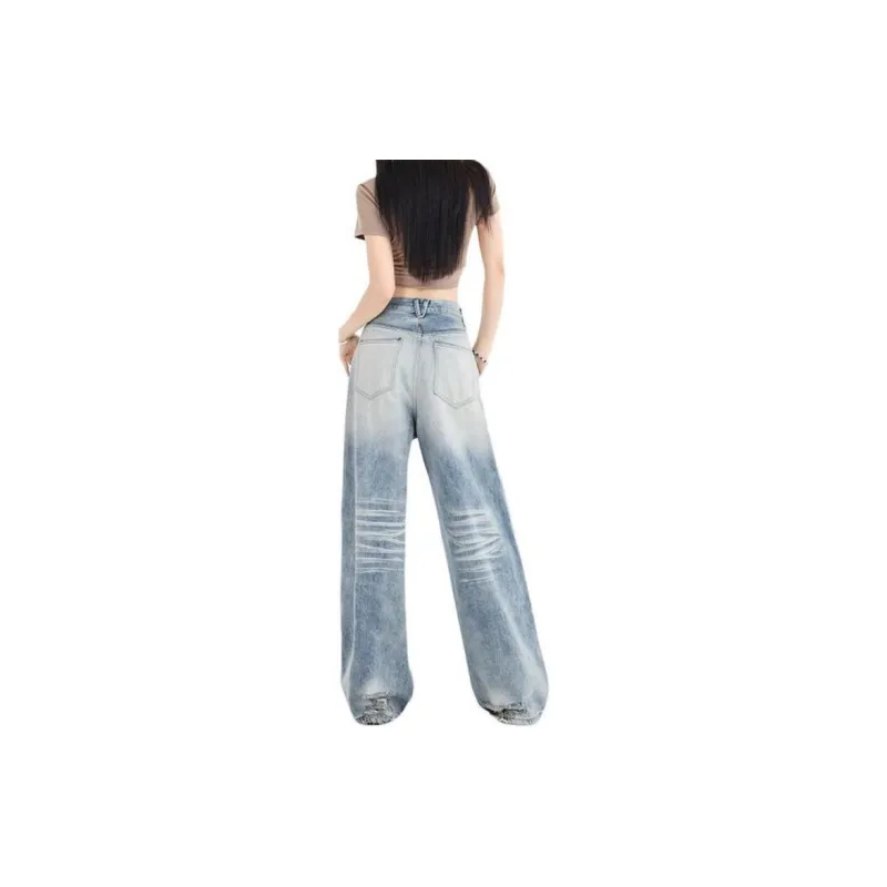 YINLEI Jeans Women's Blue-0