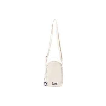 Anta Inner Child IP Collaboration Fabric Handbag, Shoulder Bag, Crossbody Bag Regular Women's Gravel Gray