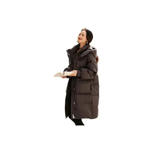 Mo Han Yi Mei Down Jackets Women's Coffee