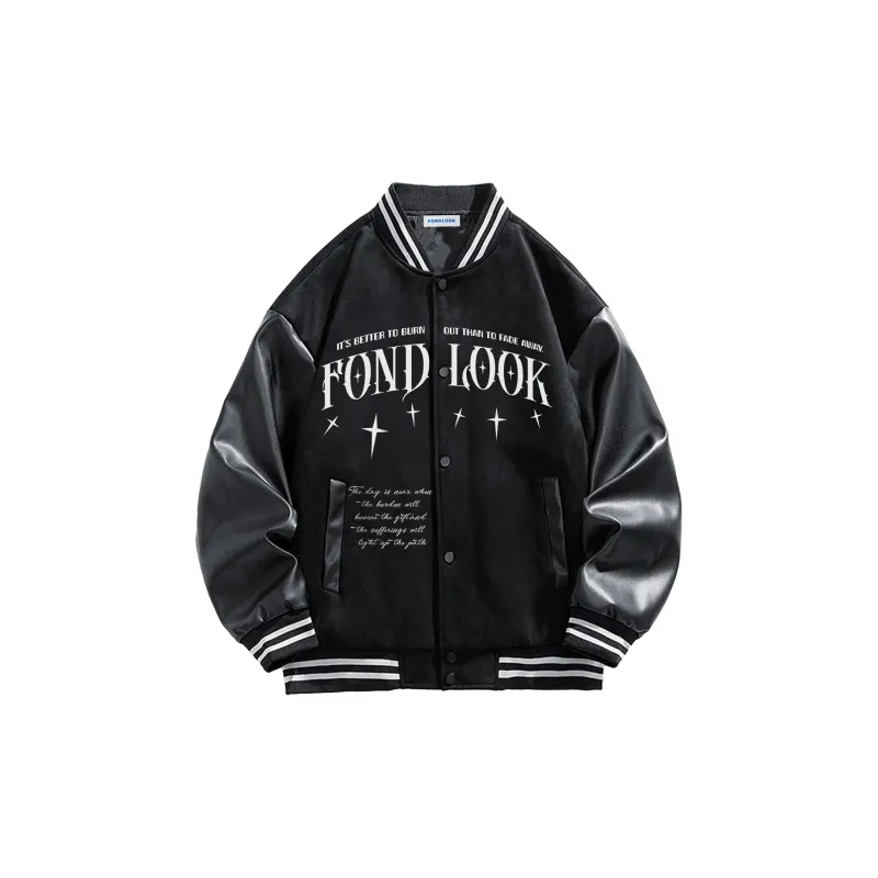 FONDLOOK Baseball Jacket Unisex-1