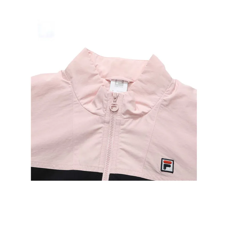 FILA Athletics Puffer Jacket Women's White Lime Pink-2