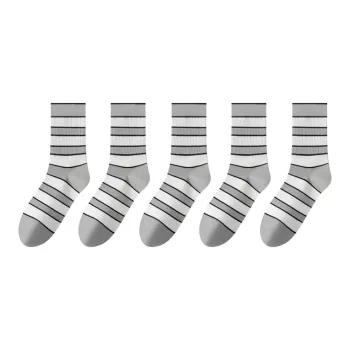 MIIOW Mid Calf Socks Men's 5 Pack