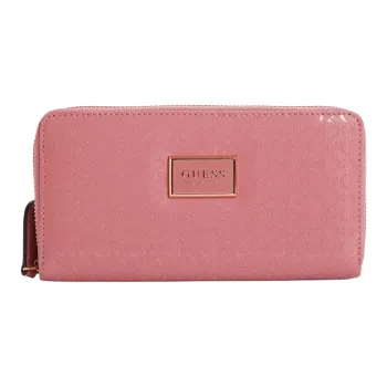 GUESS Artificial Leather Wallet Medium Size Women's Pink