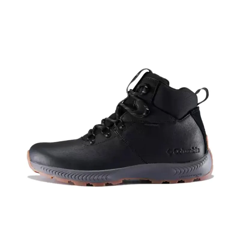 Columbia Landroamer Anti Slip Wear Resistant Mid Top Casual Shoes Men's Black-0