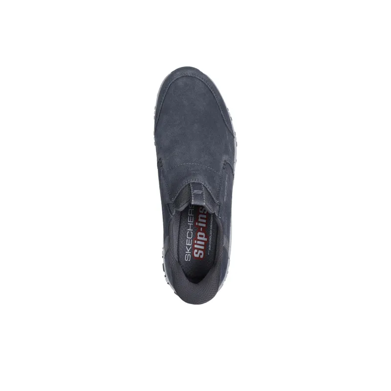 Skechers Slip Ins Anti Slip Wear Resistant Low Top Hiking Shoes Men's Gray-2