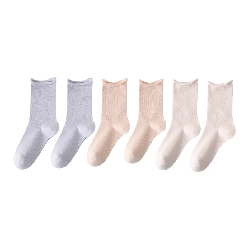 Yalu Mid Calf Socks Women's 6 Pack-3