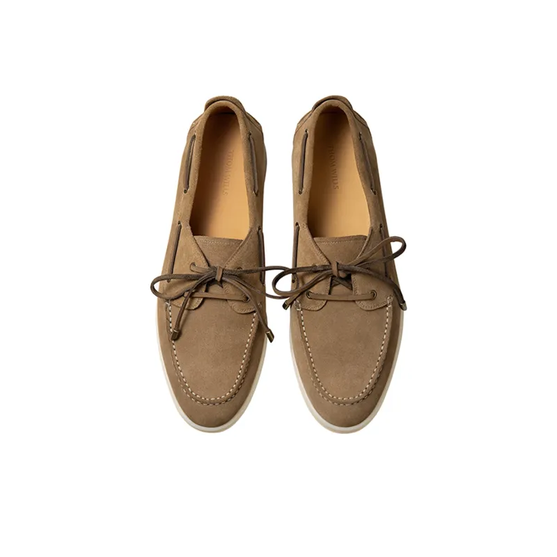 THOM WILLS Loafers Men Dark Coffee/Khaki-2