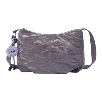 SEM/R PU Dumpling Bag, Crossbody Bag Tubas Women's Gray Tone/Ecru