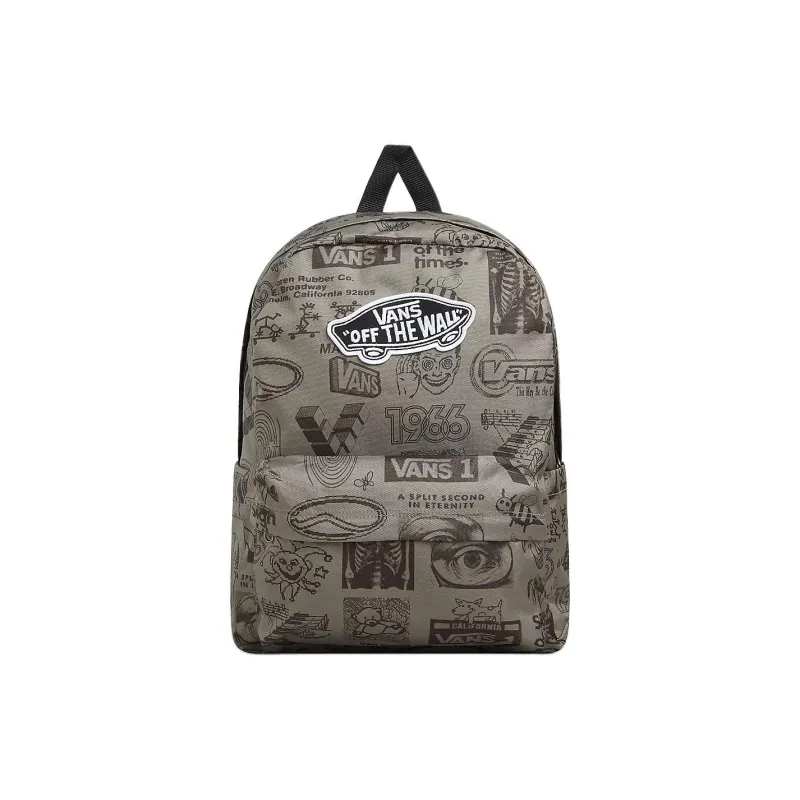 Vans Polyester Backpack Unisex Brown-0