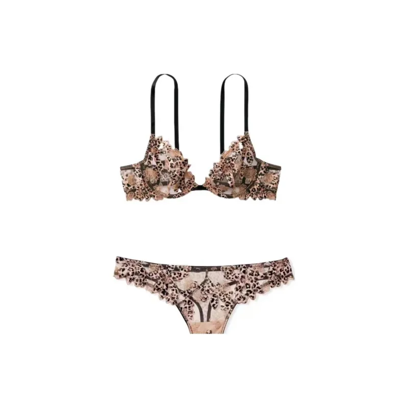 Victoria's Secret Underwear Set Women's Coffee-0