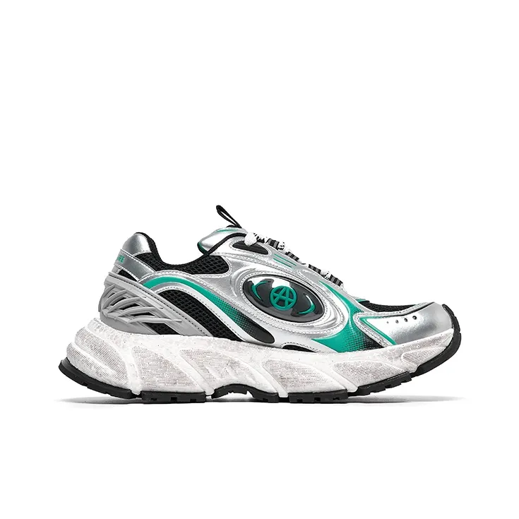Acupuncture Cushioning Abrasion Resistant Lightweight Breathable Slip Resistant Low Top Chunky Sneakers Unisex-6