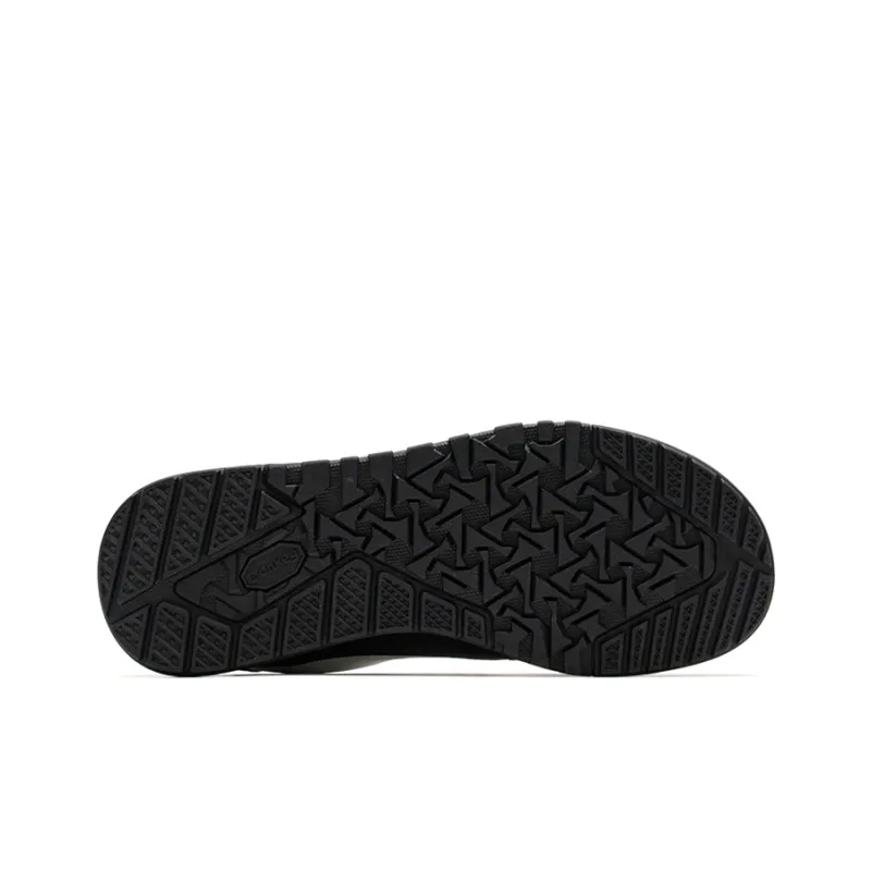 Mule Donkey Breathable Height Increasing Low Top Casual Shoes Unisex Black White-6