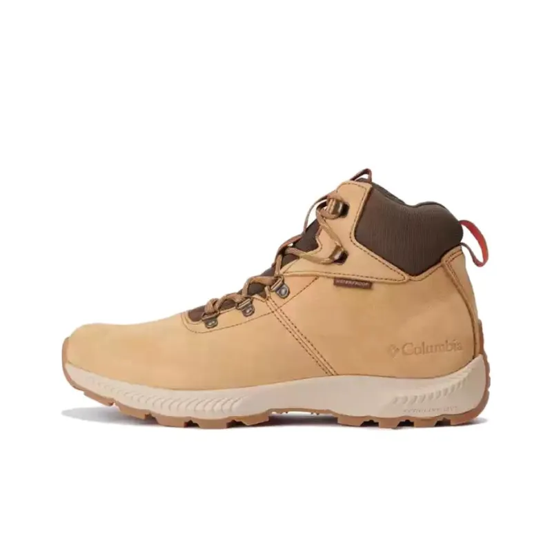 Columbia Landroamer Anti Slip Wear Resistant Mid Top Outdoor Shoes Men's Brown-0