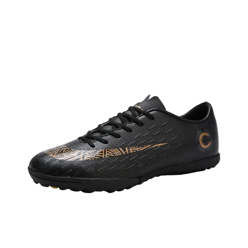 Prince McQueen FG Rubber Long Studs Artificial Ground Anti-Slip And Wear-Resistant Coverage Soccer Shoes Unisex Black-23