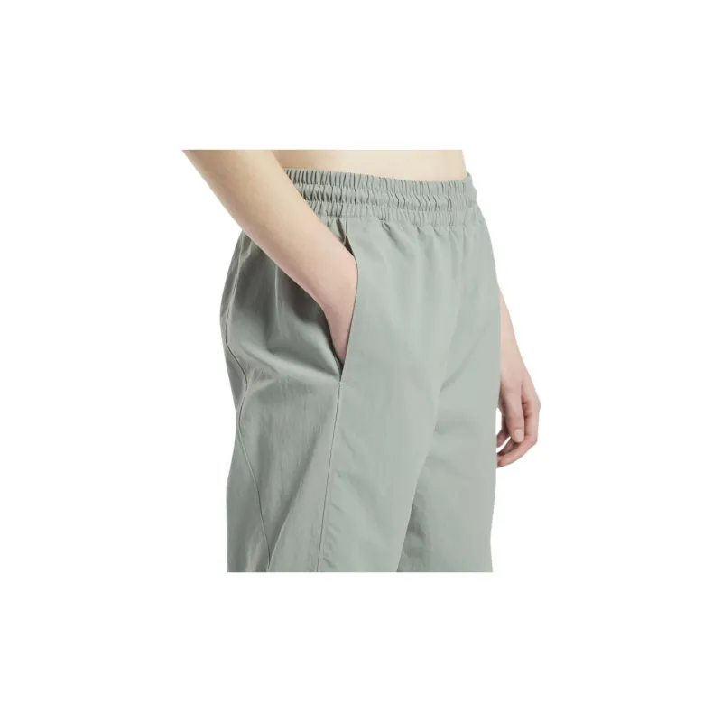 Reebok Knitted Sweatpants Women's Gray Green-2