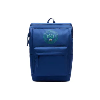 LACOSTE Recycled Fabric Backpack Men's Blue