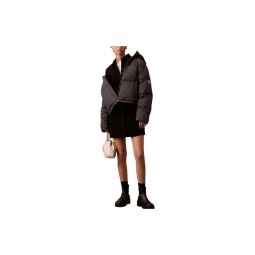 Calvin Klein Puffer Jackets Women's Brown