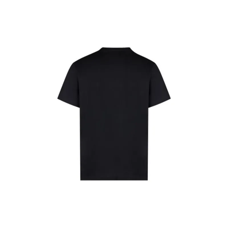 Alexander McQueen Logo Printed Glittered Crewneck T Shirt-1