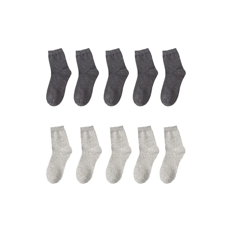 NOME Mid Calf Socks Men Multicolor Basic Mixed Color-23