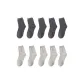 Dark Gray 5 Pack+Light Gray 5 Pack