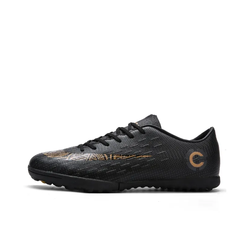 Prince McQueen FG Rubber Long Studs Artificial Ground Anti-Slip And Wear-Resistant Coverage Soccer Shoes Unisex Black-20