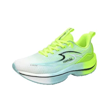 PES PANDA Running Shoes Unisex Low Top Vibrant Orange/Phantom Green/Rainbow White/Diamond Black/Dazzling White Red