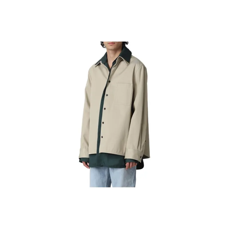 Bottega Veneta Relaxed Fit Twill Double Shirt-5