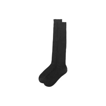 MaxMara FW24 Mid Calf Socks Women's 1 Pack Coal Gray