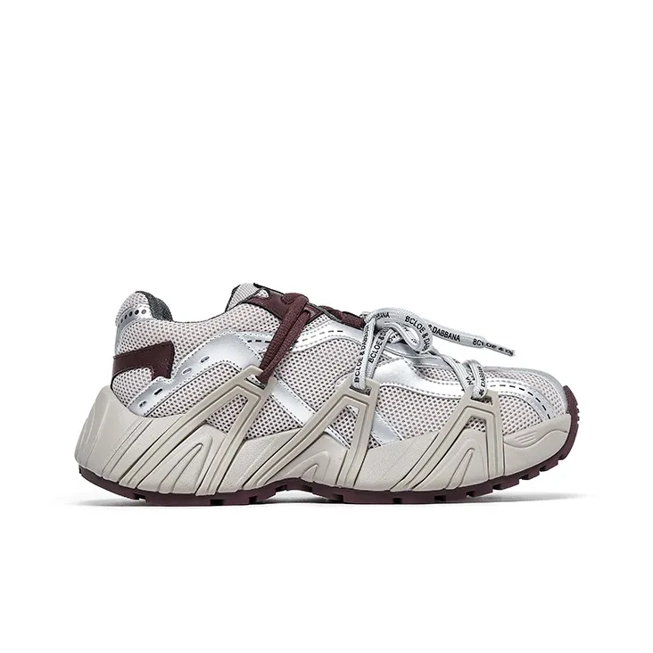 Acupuncture Height Increasing, Abrasion Resistant, Lightweight, And Breathable Low Top Chunky Sneakers Women's-8