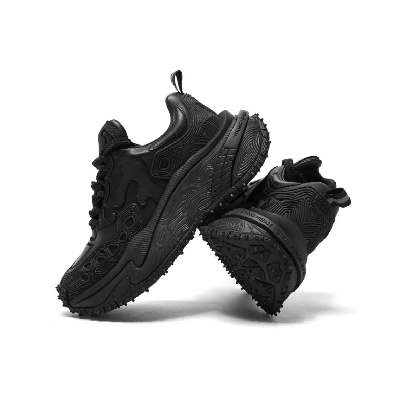 CHERYKALLY Cushioning Wear Resistant Low Top Chunky Sneakers Women's-4