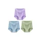 Light Purple-Gray Blue-Fruit Green