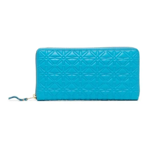 CDG Leather Wallet Women's Light Blue