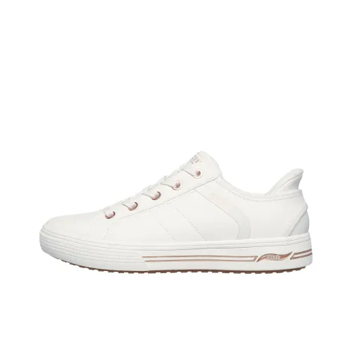 Skechers Slip Ins Anti Slip Wear Resistant Low Top Casual Shoes Women's White
