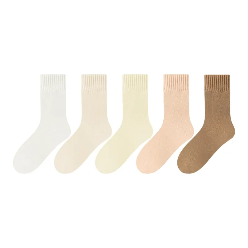MADALLO Mid Calf Socks Women's 5 Pack-9