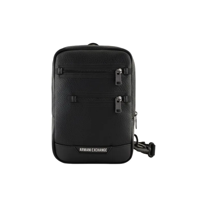 ARMANI EXCHANGEAE Polyester Shoulder Bag, Crossbody Bag Men's Black-0
